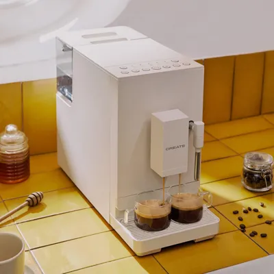 Produktbild von CREATE - THERA MATIC - Superautomatischer Kaffeevollautomat mit 20 bar, Mahlwerk und Dampfdüse