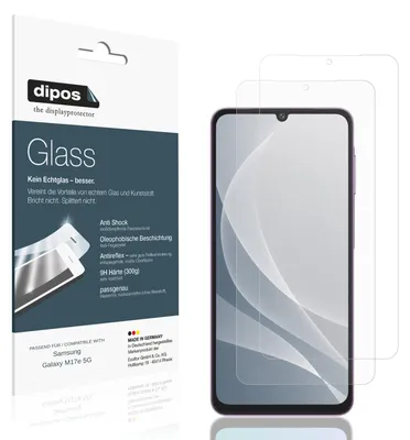 Immagine prodotto di 2x Pellicola Protettiva per Samsung Galaxy M17e 5G Protezione opaco Vetro Flessibile 9H dipos