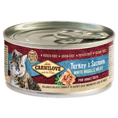 Image de CARNILOVE WMM en boîte Dinde & Saumon pour chats adultes 100 g