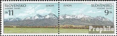 Produktbild von Briefmarken Slowakei 1999 Mi 337-338 Paar (kompl.Ausg.) postfrisch Nationalparks