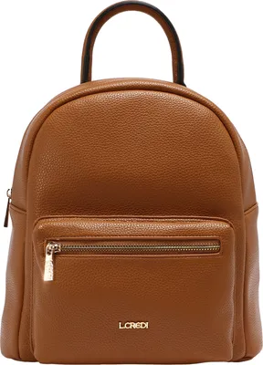 Imagen del producto de L.CREDI mochila de ocio mochila Budapest Backpack Cognac marrón claro