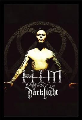 Obrázek produktu pro HIM - Plakát - Darklight + odnímatelný rám, Shinsuke® Maxi MDF černá, akrylový disk