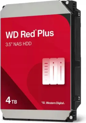 Produktbild von Festplatte HDD WD Red Plus WD40EFZZ (4 TB; 3,5 Zoll; 256 MB; 5400 U/min)