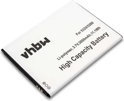 Produktbild von vhbw Akku Ersatz für Wiko 5320, 5320B, 5260 für Handy Smartphone Telefon (3000 mAh, 3,8 V, Li-Polymer)