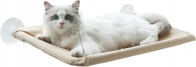 Obrázok produktu pre 55x35cm VEĽKÉ pohodlné ležadlo na okno pre mačky do 20 kg