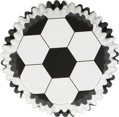 Obrázek produktu pro Košíčky na cupcaky 30ks - fotbalový míč