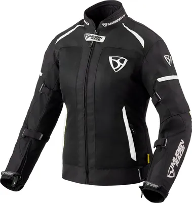 Produktbild von MUGENRACE Fuggire-A wasserdichte Damen Motorrad Textiljacke, schwarz/weiß, S