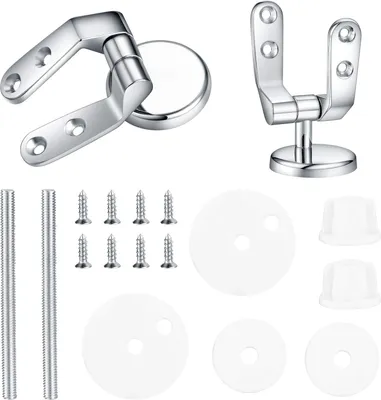 Produktbild von Wc Sitz Scharniere, Toilettendeckel Scharnier Edelstahl, Klodeckel Befestigung, fš¹r Wc Sitz, Universal Deckel