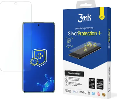 Produktbild von 3mk Display Antimikrobielle Schutzfolie SilverProtection+ für Oppo Reno 12 0,21mm Self-Heal