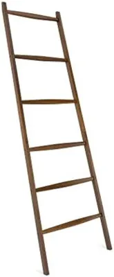 Produktbild von Famanu Handtuchleiter - Raumsparend und vielseitig - Dunkelbraun
