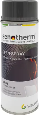 Produktbild von Senotherm Ofenlack Sprühdose 400ml weiß 17-1100-703154