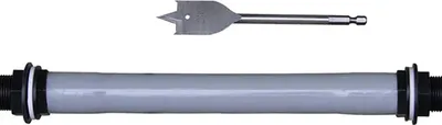 Produktbild von Garantia Regentonnen Verbindung Set mit Bohrer, 19mm (3/4), Schlauch 25cm 504018