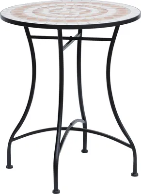 Produktbild von Outsunny Gartentisch Mosaiktisch Balkontisch Beistelltisch Seviertisch rund
