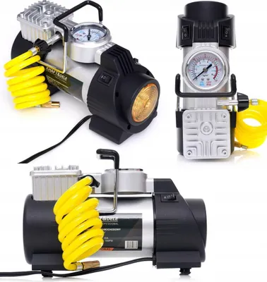 Zdjęcie produktu dla Przenośny Kompresor Samochodowych 12V 190V 40L/Min Kraft&Dele