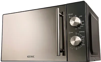Produktbild von Koenic KMW 2221 B Mikrowelle, Schwarz, 700 Watt, 20 l Volumen, 44 cm Breite, Grillfunktion