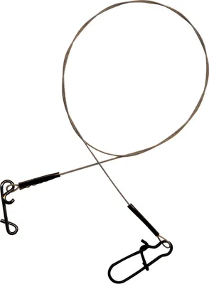 Produktbild von Seika Pro Stahlvorfach 30cm mit Knotenlosverbinder - 2 Stahlvorfächer, Tragkraft:7 kg