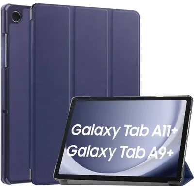 Produktbild von Schutzhülle für Samsung Galaxy Tab A9+ A11+ 11" Hülle SM-X210 X216 X218 X230 X236B (2025/2023) Tasche Smart Cover Magnetisch schlanke Hülle - Blau
