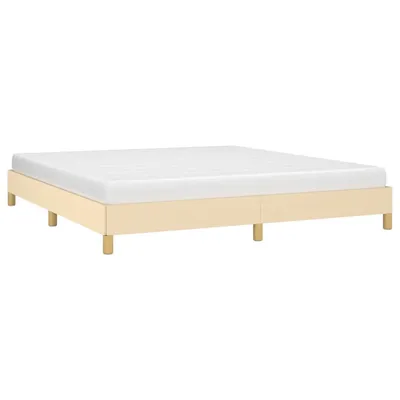 Produktbild von "im Sonderangebot"Bettgestell - CLORIS - Doppelbett - Robust und langlebig - ohne Matratze Creme 180x200 cm - Einfache Montage -  Stoff - NeuMöbel8420117