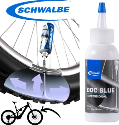 Produktbild von Schwalbe Doc Blue Professional Fahrrad Tubeless Reifen Dichtmilch 60ml