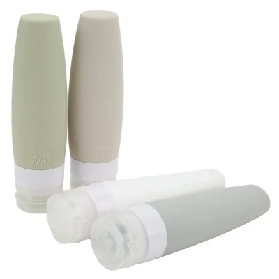 Obrázek produktu pro Silikonová cestovní láhev, cestovní silikagelová rozdělená láhev, cestovní rozdělená láhev, sada cestovních rozdělených lahví, sada cestovních rozdělených lahví, sada stlačitelných cestovních kontejnerů