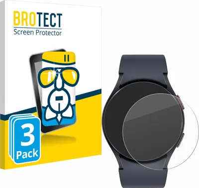 Produktbild von 3x BROTECT Schutzglas für Samsung Galaxy Watch 6 / 5 (44 mm) Schutzfolie Panzer Folie Glas Display Schutz klar
