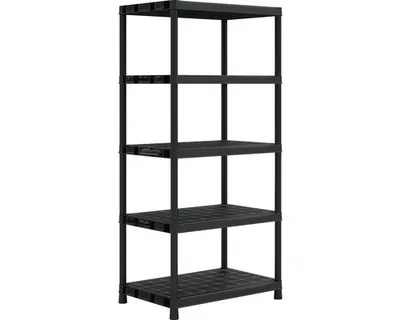 Produktbild von KIS Kunststoffregal "PLUS", XL/5 Schwarz