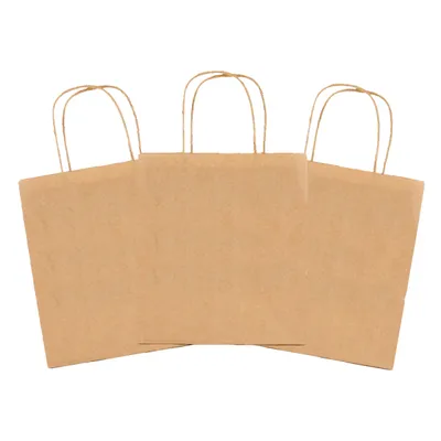 Zdjęcie produktu dla Folia 21210 Geschenktragetasche - 12 x 5,5 x 15 cm, 20 Stück, natur