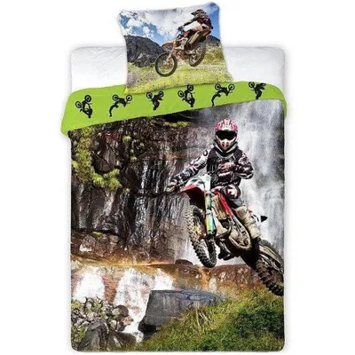Produktbild von Motocross Bettwäsche Sportivo 004 140x200 cm + 70x90 cm