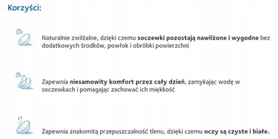 Zdjęcie produktu dla BIOFINITY 3 szt. Soczewki miesięczne. Moc: -0,25