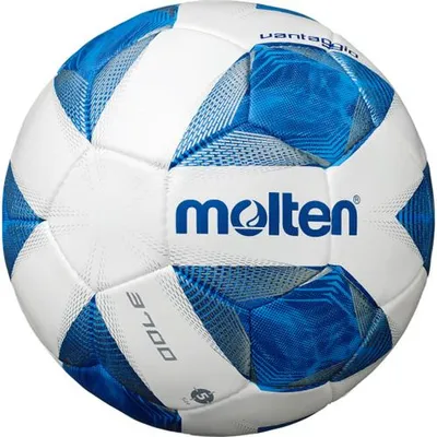Produktbild von Molten fußball F5V3700 Latex/Polyurethan weiß/blau Größe 5