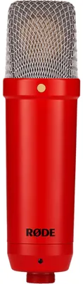 Image de Microphone à condensateur à grande membrane RODE NT1 Signature Red - rouge - Microphone
