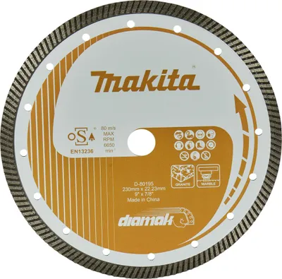 Produktbild von Makita tarcza diamentowa 230x22,23mm Segment (sucho/mokro) beton, kamień