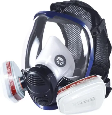 Immagine prodotto di Maschera antigas Prassia 16-in-1 Maschera a pieno facciale con filtro per spruzzare e carteggiare