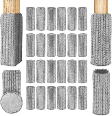 Productafbeelding van Famanu Meubelbeschermers, 24 stuks - elastische beschermhoezen voor meubelpoten