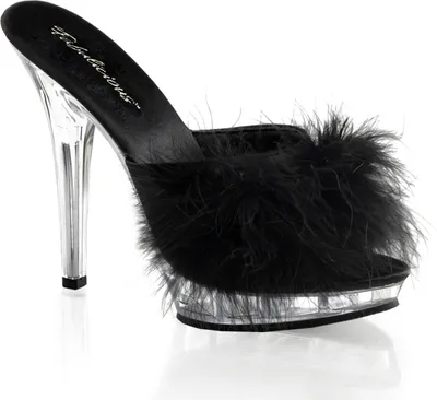 Produktbild von LIP-101-8 Damen Slipper von Fabulicious, Schwarz  , EU 38, US 8