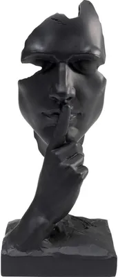 Image de Sculpture décorative Azomor Noir pour des intérieurs modernes et élégants
