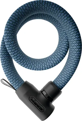 Image de Antivol à chaîne ABUS YARNIT 4004K - antivol de vélo léger et flexible, niveau de sécurité 7 - longueur 110 cm - bleu denim