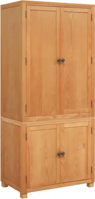 Zdjęcie produktu dla Zestaw mebli do przechowywania vidaXL z drzwiami, 2 szt., brązowy, 80 x 50 x 180 cm