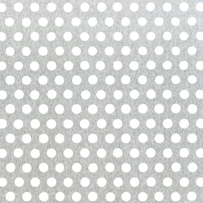 Produktbild von Alberts Lochblech - runde Lochung, Aluminium, silberfarbig eloxiert, 250 x 500 x 0,8 mm