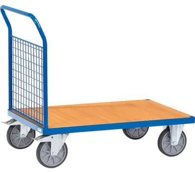 Produktbild von fetra 1512, Sperrholz, Stahl, Transportwagen, Blau, 600 kg, 4 Rad/Räder, 20 cm