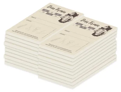 Image de Carnet de rendez-vous PRICARO « Old Craft » pour coiffeurs (lot de 20)