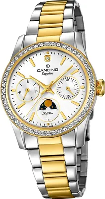 Produktbild von Candino Elegance Edelstahl Damen Uhr C4687/1 Armbanduhr Analog silber D2UC4687/1
