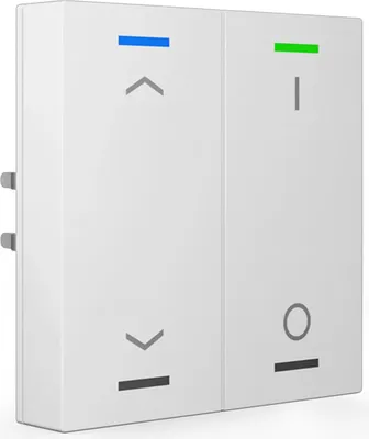 Produktbild von MDT BE-TAL55T2.C1 Taster Light 55 2fachRGB-W Temp. Reinweiß gl. Jal