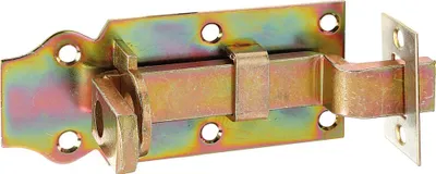 Produktbild von Alberts Schlossriegel, gekröpft, 120 x 44 mm, galvanisch verzinkt