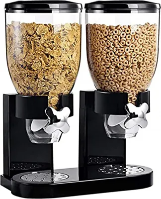 Produktbild von Reis Dispenser - 2 Liter Volumen - Lebensmittel Aufbewahrungsbox - Vorratsbehälter - Lebensmittelspender - Spender für Cornflakes