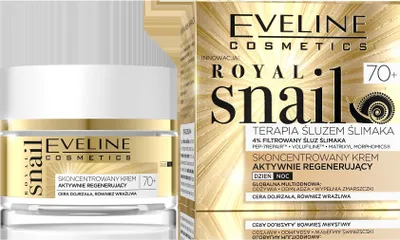Produktbild von Eveline Royal Snail 70+ Konzentrierte Aktive Regenerierende Tages- und Nachtcreme 50ml
