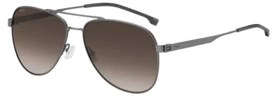 Produktbild von Hugo Boss BOSS 1641/S Matte dark ruthenium 60/14/150 Herren Sonnenbrillen