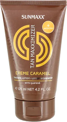 Produktbild von Sunmaxx Creme Caramel mit Bronzer Lotion 125 ml Solariumkosmetik