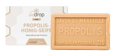 Produktbild von bedrop Propolis Honig Seife natürliche Handseife / 100g Seife aus der Provence