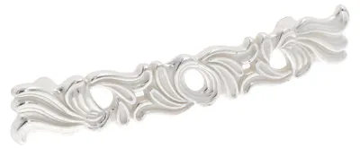 Immagine prodotto di Maniglia per mobili in zamak, distanza tra i fori di 96 mm, finitura argento "Venezia"